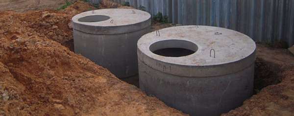 Бетонные кольца для канализации: строим простейший септик - фото