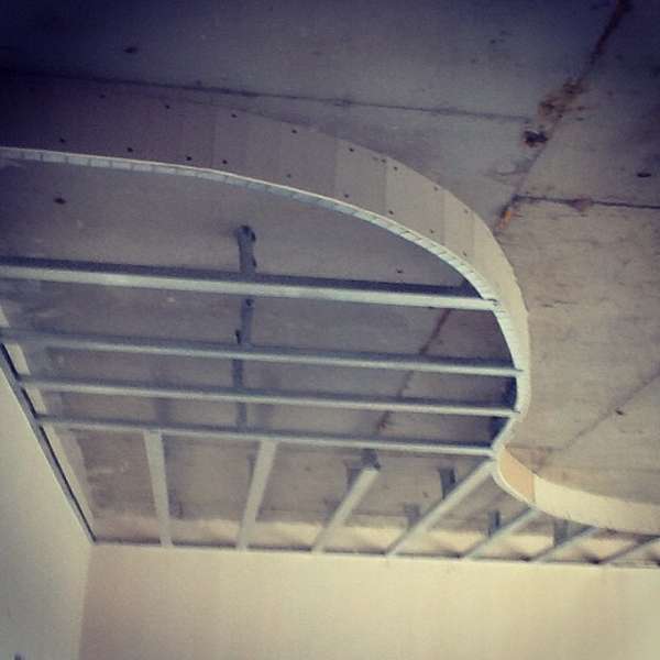 Двухуровневый потолок из гипсокартона своими руками - фото