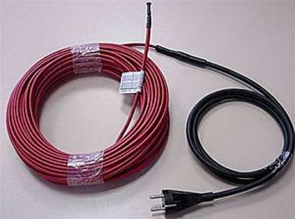 Греющий кабель для бетона: требования и параметры провода Установка системы - фото